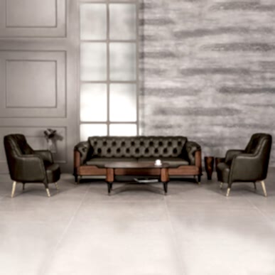 Admin Kapitoneli Kanepe Takımı - Ofis Kanepeleri